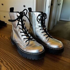 Sincerely Jules silver Ankle Boots